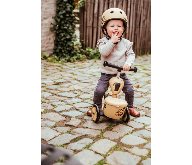Scoot & Ride Highwaykick 1 Lifestyle Jeździk i hulajnoga 2w1 Leopard - 1109690 - zdjęcie 10